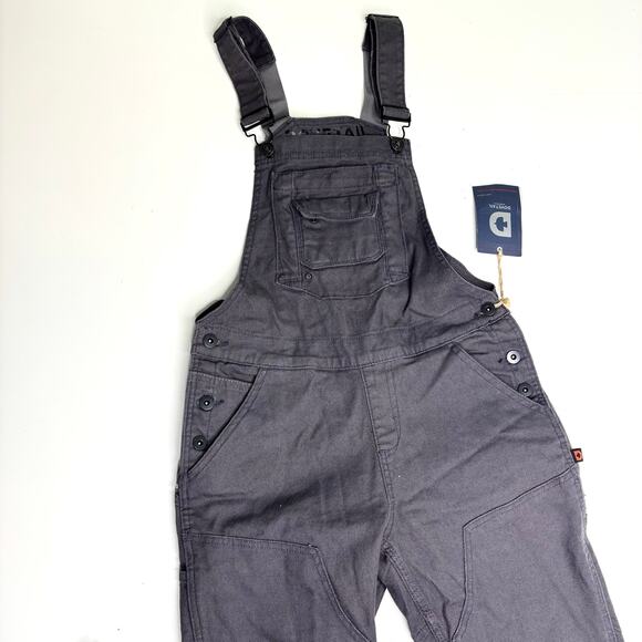 Dovetail Workwear Womens Freshley Overall Gray Stretch Canvas 4/32 - Picture 8 of 12